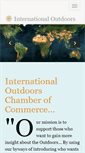 Mobile Screenshot of internationaloutdoorschamber.com
